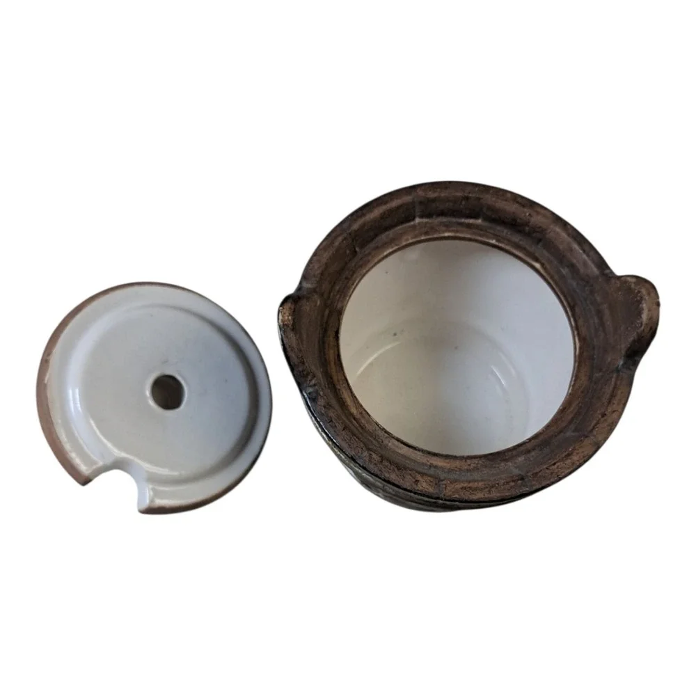 Rustic Kitchen Storage Decor‎ Set: Sugar, Jam and Cream